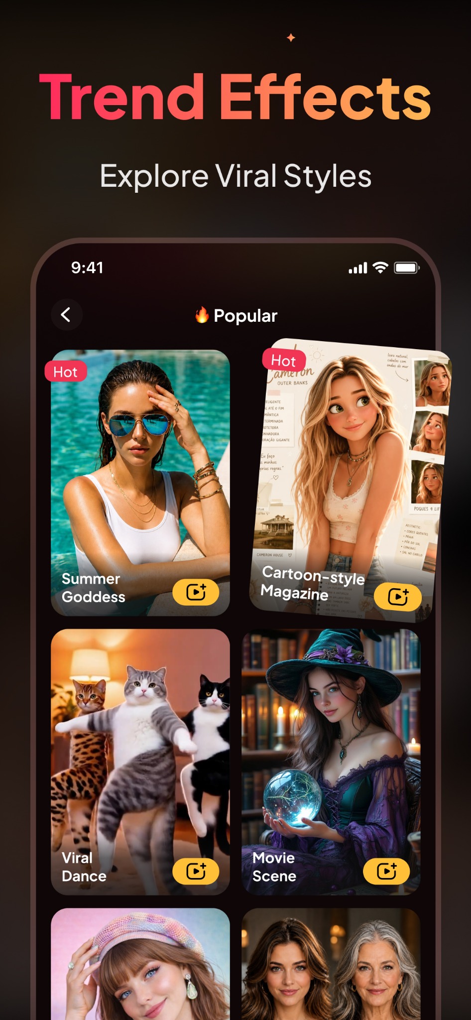 Movix trending AI effects